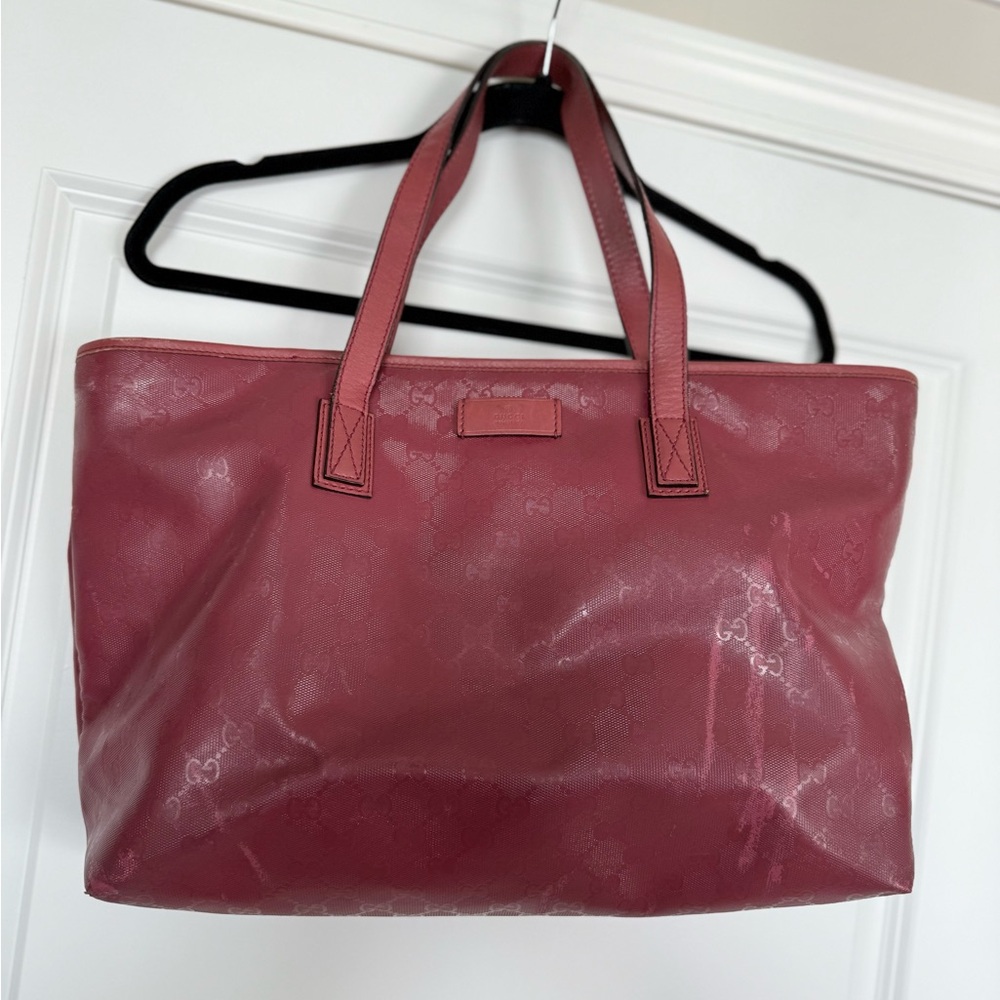 Gucci Red Tote Bag